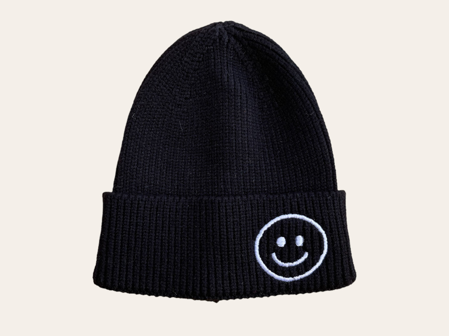 Smiley Kids Knitted Beanie