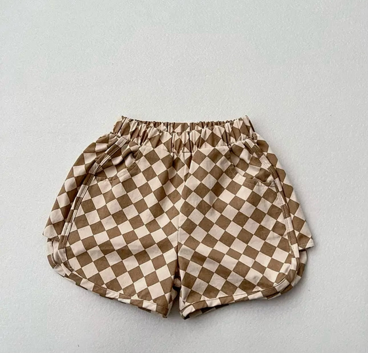 Checkered Pocket Shorts