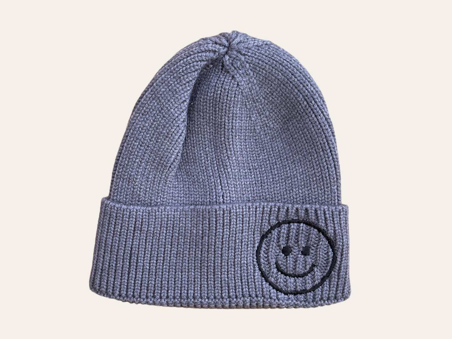 Smiley Kids Knitted Beanie