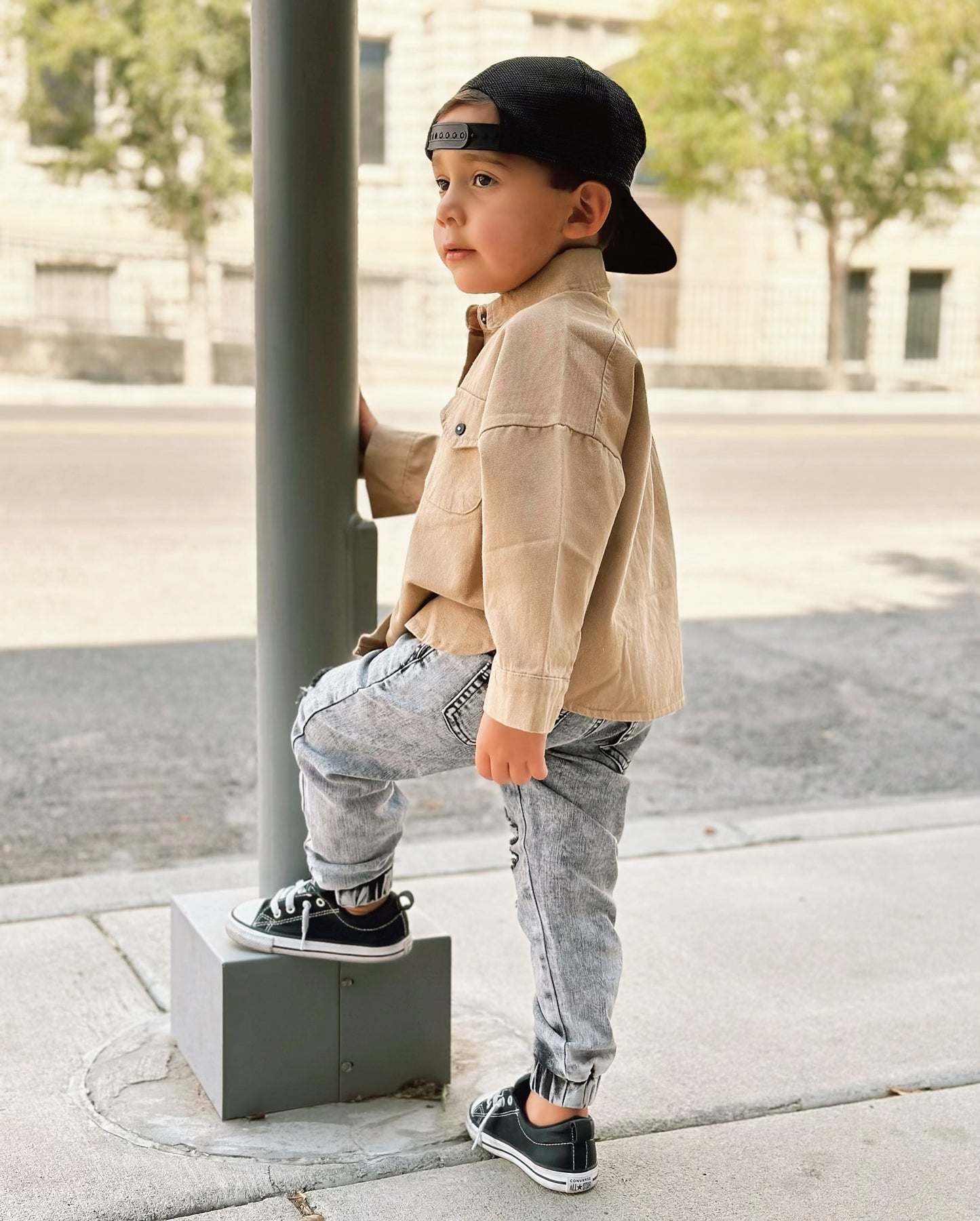 Brown Button Down